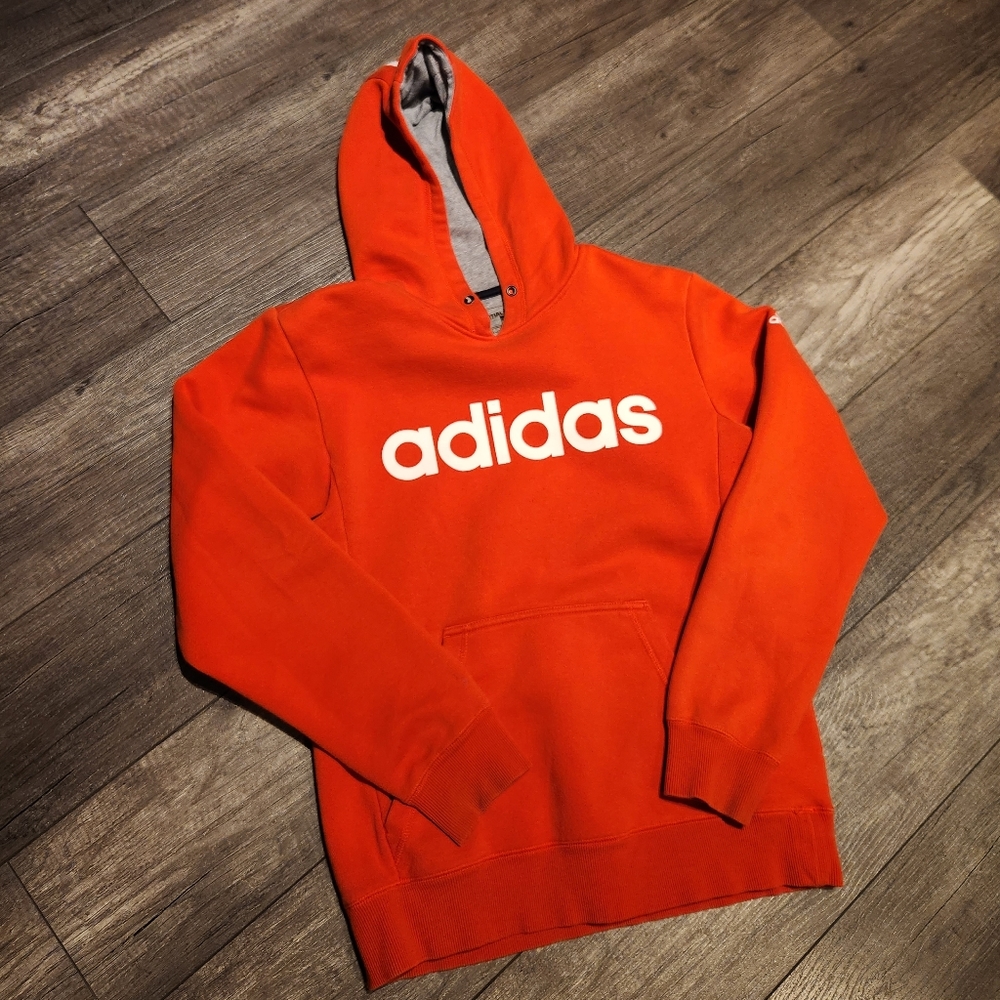 Red/Orange Adidas hoodie